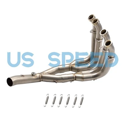 Se adapta a 06-20 Yamaha YZF R6 YZF-R6 sistema de tubos de escape de acero inoxidable tubos de cabezal Foto 1 de 4