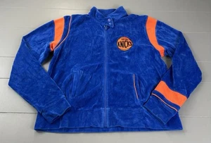 VTG New York Knicks Jacket NY Knicks NBA Hardwood Classics Zip Up Womens Size XL - Picture 1 of 19