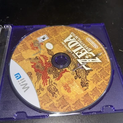 The Legend of Zelda: Breath of the Wild (Nintendo Wii U, 2017) Disc ONLY Tested - Image 1 of 2