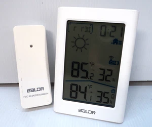 BALDR Wireless Weather Station w/Remote Sensor, Temperature~Humidity~Alarm Clock - Picture 1 of 2