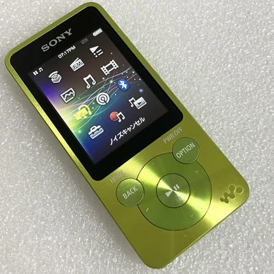 Reproductor de audio portátil Sony Walkman NW-S14 8 GB verde lima excelente batería envío y devolución Foto 1 de 4
