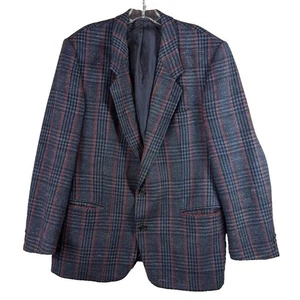 Giacca sportiva Ferrini blazer uomo a quadri misto lana seta Academia Regencycore 44R - Foto 1 di 12