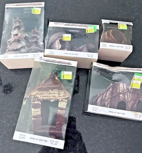 WESTRIM CRAFTS NATURE'S CREATIONS NIB Handcrafted Mini Houses Tree Christmas - Picture 1 of 18