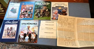 Lot of 6 Books and patterns for making and sewing Dolls and Teddy Bears - Picture 1 of 8