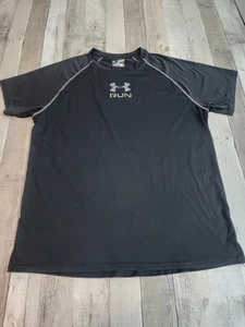 Camicia Under Armour Heatgear Run Palestra Atletica Maglia Schiena Uomo 2XL Vestibilità Larga - Foto 1 di 8