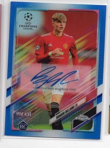 2020-21 Manchester United Brandon Williams #64 Steve Aoki Topps Chrome Auto /10 - Bild 1 von 2
