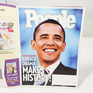 Peoples Magazine Barack Obama Makes History November 17, 2008 - Foto 1 di 2