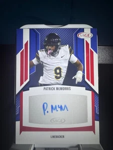 Patrick McMorris 2024 Sage Hit High Series Auto #A-PM Black Auto Cal/Cardinals - Bild 1 von 2