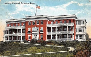 # K2560    DANBURY,  CT.     POSTCARD,    DANBURY  HOSPITAL - Picture 1 of 2