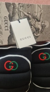 Original GUCCI Knieschützer Kniepolster KNEE PADS New In BOX GG LOGO gr.M - Bild 1 von 18