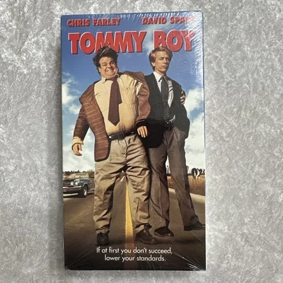 Tommy Boy (VHS, 1995) Chris Farley, David Spade, Rob Lowe NEW Sealed Movie Video - Image 1 of 4