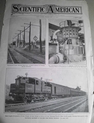 Electrical Equipment of the NY Central Railroad - Scientific American, 1905 - Image 1 of 4