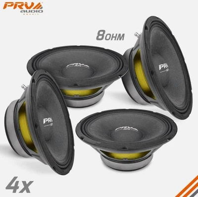 (4) PRV AUDIO 10MR650A 10” ALTO SERIES SHALLOW 8-OHM MIDRANGE SPEAKERS (FOUR) - Image 1 of 4