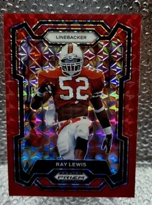 2024 Prizm Draft Football 4 Ray Lewis RED FINITE PRIZM 🔥 045/125 🔥 Miami HOF - Bild 1 von 3