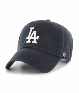 47 Brand Los Angeles Dodgers '47 Clean Up Cap Black B-RGW12GWSNL-BKM - Picture 1 of 3