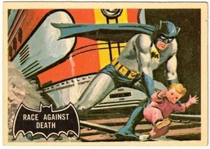 Batman Black Bat 1966 O-Pee-Chee: Card #53 Race Against Death - Picture 1 of 1