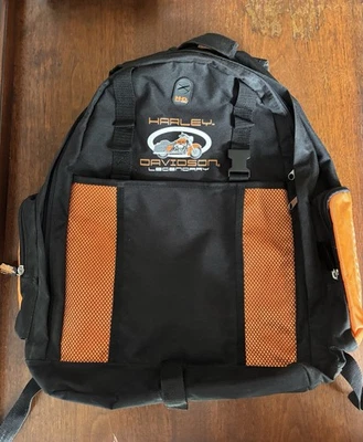 Mochila de motocicleta Harley Davidson Legendary naranja/negro Foto 1 de 4