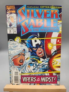 Vintage Silver Sable & The Wild Pack #15 Marvel 1993 Captain America Comic Book - Picture 1 of 10