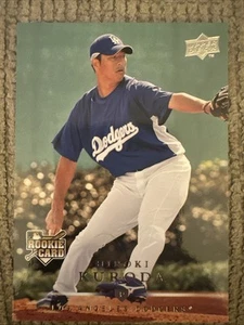 Hiroki Kuroda 2008 4 Rookie Baseball Card Lot Insert Los Angeles Dodgers Topps - Picture 1 of 8