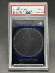 1996-97 Upper Deck UD3 #S5 Michael Jordan PSA 6 Superstar Spotlight Bulls HOF - Bild 1 von 2