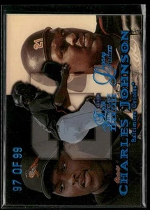 1999 Flair Showcase #136L Charles Johnson Legacy Collection Row 2 (Passion) #/99 - Picture 1 of 2