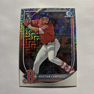 Bowman Chrome 2025 Kristian Campbell 58 Mojo Réfracteurs Rookie - Photo 1/2