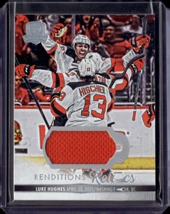 2023-24 Upper Deck The Cup Rookie Renditions Relics Luke Hughes FCLN - Picture 1 of 2