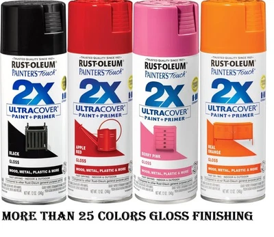 Rust-Oleum Painter's Touch 2X Ultra Cover Spray Paint, 12 oz Gloss Finishing - Image 1 of 4