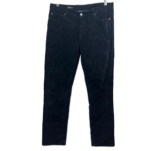 J McLaughlin Herren schwarz gerades Bein 5 Pocket Cordhose Größe 36 - Bild 1 von 10