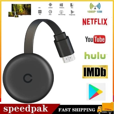 AS SHOW Per Chromecast Google Wireless HDMI 2,4 GHz 5 GHz Display Media Streaming Video