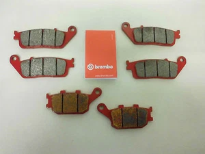 Brembo Bremsbeläge Bremsklötze Bremse vorne + hinten Kawasaki Z 750 Bj.2007-2014 - Picture 1 of 1