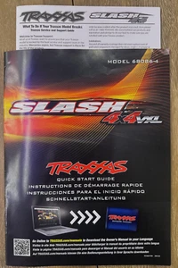 Traxxas® Slash® 4x4 Manual Parts List Exploded Views Model 68086-4 FREE SHIP - Picture 1 of 1