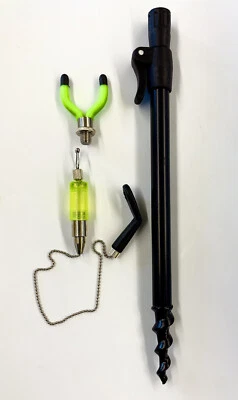 bank stick,steel bite indicator,steel soft silicone rod rest set - Image 1 of 4