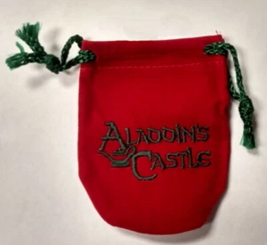 Vintage UNUSED ALADDINS CASTLE CHRISTMAS TOKEN BAG NM Rare! - Picture 1 of 2