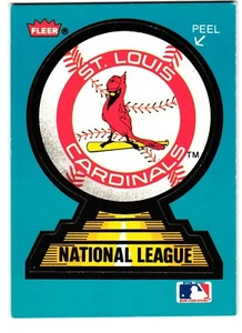 1987 Fleer Team Stickers St. Louis Cardinals / Toronto Blue Jays on Back - Picture 1 of 2