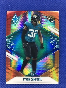 2021 #158 Tyson Campbell Panini Phoenix Fire Burst RC Jaguars - Imagen 1 de 2