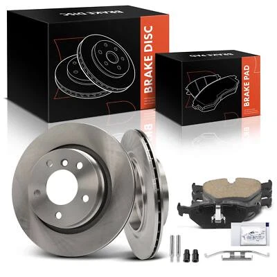 6 piezas rotores de freno de disco y pastillas de freno de cerámica para BMW 323i 325Ci 01-06 328Ci trasero Foto 1 de 4