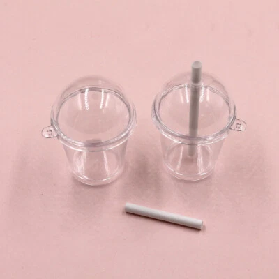 10件装迷你慕斯杯透明DIY食品游戏容器收纳盒儿童用品 — 第 1/4 张图片