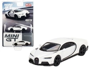 MINI GT Bugatti Chiron Super Car Metal Diecast Car Model 1/64 Scale White #440 - Picture 1 of 7