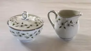 Vintage Mikasa Fine China Zuckerdose & Milchkännchen Clarissa 5727 - Bild 1 von 18