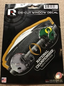 Ohio State Buckeyes v Oregon Ducks 2015 Nat Champ Game Die-Cut Window Decal NEW - Picture 1 of 1