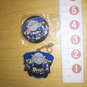 A60695 Persona 5 / Atlus / Acrylic key chain + Can badge Igor Caroline Justine - Picture 1 of 4