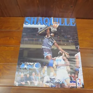 Vintage Shaq 1993 Orlando Magic NBA Rookie Year Starline Poster 16x20 - Picture 1 of 6