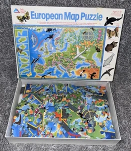Vintage Early Learning Centre 150 Piece Jigsaw Puzzle European Map - Complete - Photo 1/11