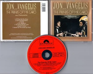 Jon & Vangelis CD THE FRIENDS OF MR. CAIRO © 1983 # 800 021-2 smooth edged case - Imagen 1 de 1