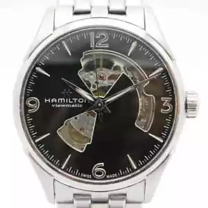 Hamilton Jazzmaster Men's Black Watch H327050 42mm - Picture 1 of 12