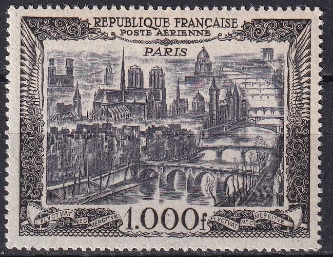 France 1950 Yvert A 29 Paris Architecture Bridge MNH VF - Image 1 of 1