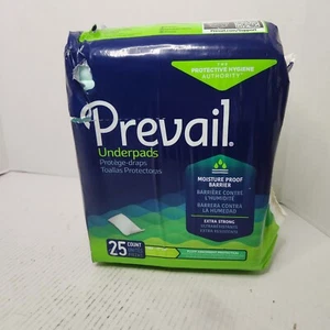 Prevail Disposable Underpads Fluff Absorbent LG 23” x 36" Extra Strong 25/Ct Chu - Picture 1 of 10