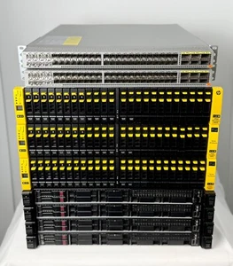 HPE 3PAR 8450 100TB SSD 4x DL360 Gen10 160 Cores 2TB RAM 10Gbit iSCSI Server SAN - Picture 1 of 9
