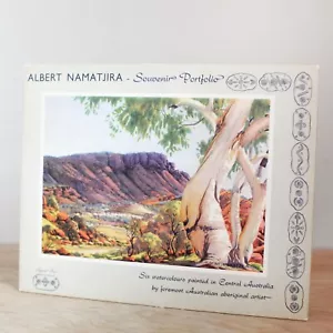 Albert Namatjira Souvenir Portfolio HTF Set of Six Watercolor Landscape Prints - Picture 1 of 8